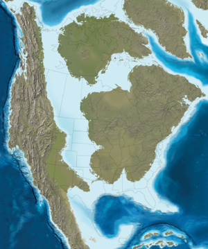 North america 75mya