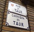 Occitan and French language signs in Toulouse