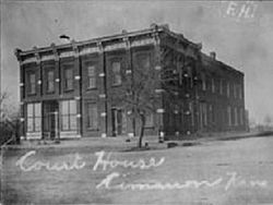 Old Gray County Courthouse Cimarron Kansas 1905-1909.jpg