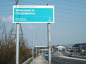 Oldham boundary, Greengate, Chadderton (geograph 2329273)