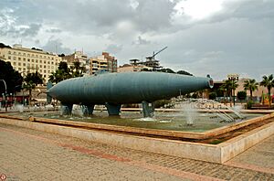 Peral submarine right front side 21 September 2006