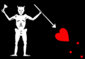 Pirate Flag of Blackbeard (Edward Teach)