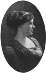 Portrait of Lily May Futrelle (1876–1967) from The National Magazine, Volume 36, 1912