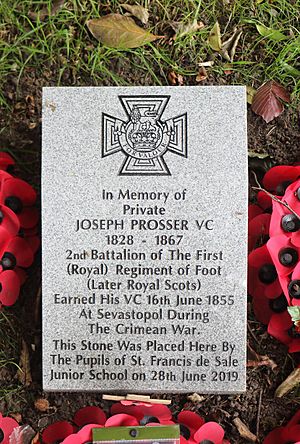 Prosser (Joseph) VC grave, Anfield Cemetery 2