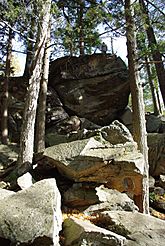 Purgatory chasm tall rock 1