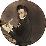 Pushkin portrait by somov 
