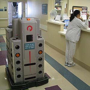 Pyxis Pharmacy Robot by Nurse Station