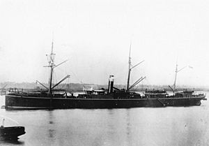RMS Quetta in 1884