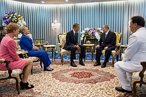 Rama IX of Thailand and Barack Obama
