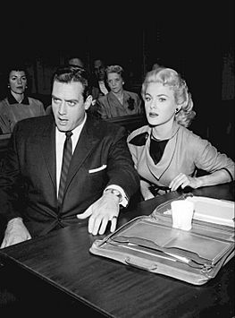 Raymond Burr Kathleen Crowley Perry Mason 1958