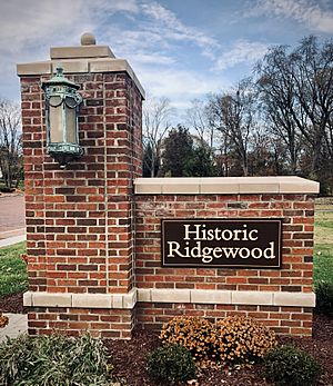 Ridgewood Historic District Entrance, Canton Ohio