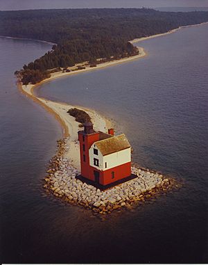 Round Island Lighthouse Michigan