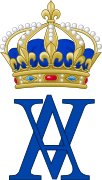 Royal Monogram of Anne of Austria, Queen of France