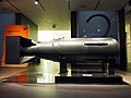 Spare Little Boy atomic bomb casing at the Imperial War Museum in London in November 2015