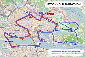 Stockholm Marathon karta 2011