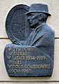 Tablica Witold Gombrowicz ul. Chocimska 35 w Warszawie