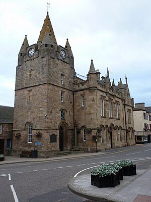 Tain Tollbooth clock tower (geograph 2526490)