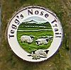 Teggs Nose Trail marker