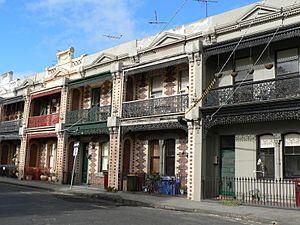 Terrace houses in fishley street south melbourne