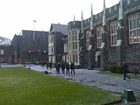 The Christ's College Dining Hall and quad