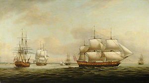The East Indiaman 'Ceres' off the Spithead Depicted in Four Different Views.jpg