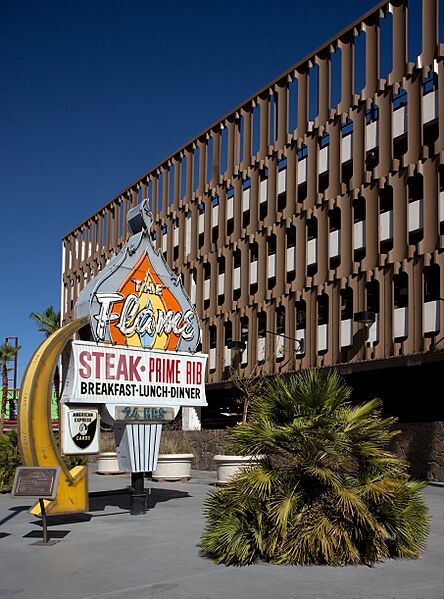 The Flame sign, Neon Museum