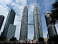 The Petronas Twin Towers in Kuala Lumpur (Malaysia)