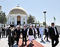 The Prime Minister, Shri Narendra Modi at the Mausoleum of the First President of Turkmenistan, in Ashgabat, Turkmenistan on July 11, 2015 (2)