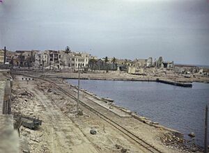 The Tunisian Port of Sousse After Allied Bombing, 4 June 1943 TR1007