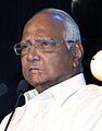 The Union Minister for Agriculture and Food Processing Industries, Shri Sharad Pawar addressing at the launch of the Sahana Group’s New Marathi Channel “Jai Maharashtra”, in Mumbai on April 27, 2013 (cropped)