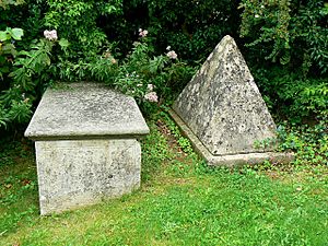 Tombs, St Thomas à Becket churchyard, Box - geograph.org.uk - 1443538