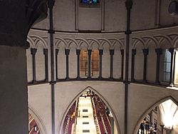 Triforium of the Temple Church, London