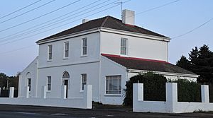 Two storey house at Exton, Tasmania