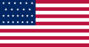 US flag 25 stars