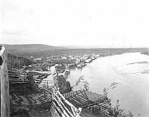 View of Chena on the Tanana River, 1907