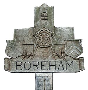 Village sign of Boreham, Essex, England.jpg