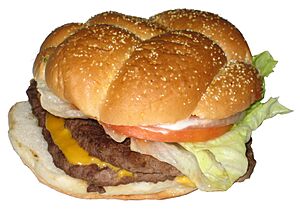 Wendy's Double Bacon Deluxe hamburger