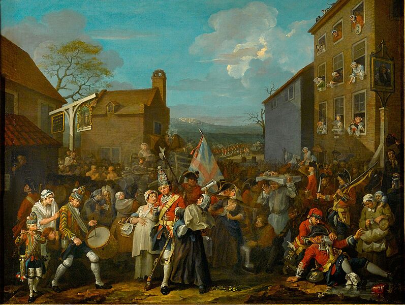 William-Hogarth-The-March-of-the-Guards-to-Finchley-1750-©-The-Foundling-Museum