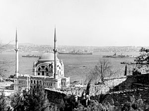 Yavuz (Goeben) battlecruiser Istambul April 1946