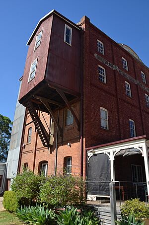 York flour mill corner view