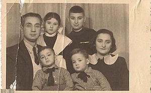 Zalmanson family in Riga 1952