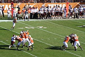 2006 Lone Star Showdown Jevan Snead throws game ending interception