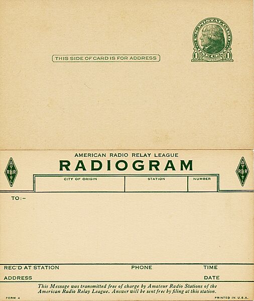 ARRL Radiogram