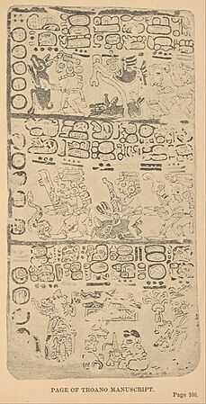 Alice D. Le Plongeon (American, active Mexico 1880s) - Page of Troano Manuscript - Google Art Project