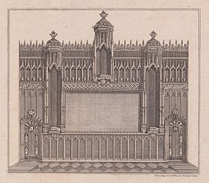 Altar screen at St Marks Bristol, 1823