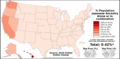 Americans with Japanese Ancestry by state