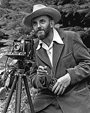 Ansel Adams and camera