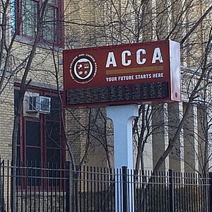 Austin community academy high school Sign