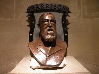 Benjamin Harrison Bust, Proper Front.JPG