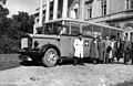 Bus, crest, number plate, diplomatic sign, Nova-Technik Notek lamp Fortepan 105839